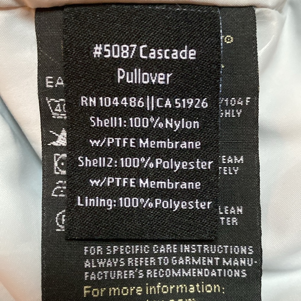 Klim Cascade Pullover Shell Jacket Size M - image 7